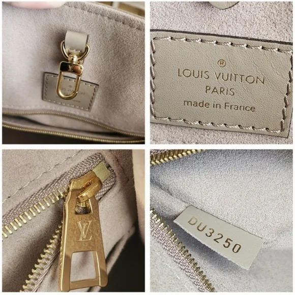 Louis Vuitton Giant Monogram Empreinte Tourterelle Onthego MM - Picture 5 of 15